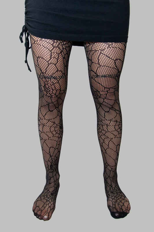 Spiderweb Tights: Rave Netzstrumpfhose