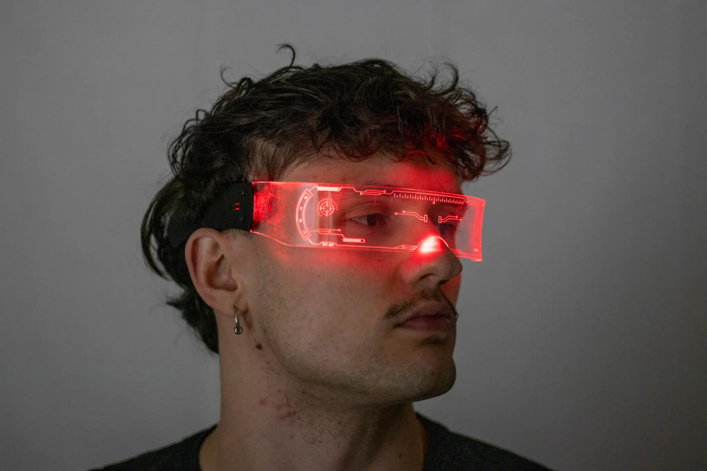 Farbwechsel Techno Rave Brille für Rave Outfits in der Schweiz 