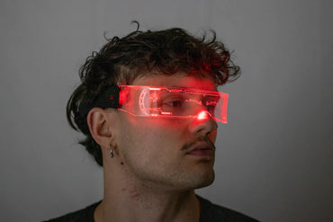 Farbwechsel Techno Rave Brille für Rave Outfits in der Schweiz