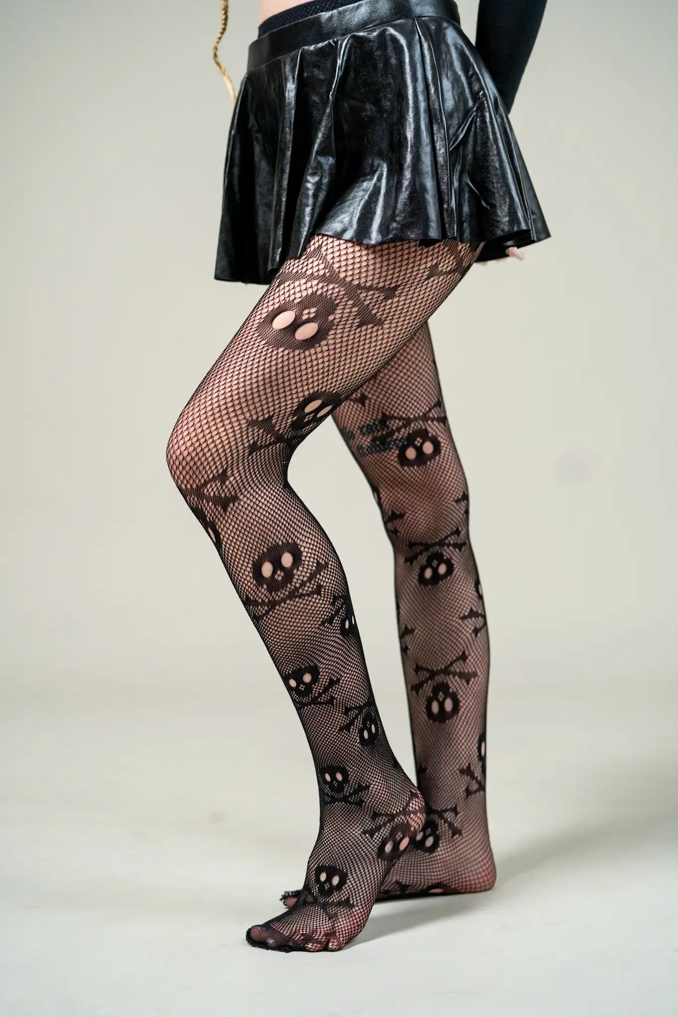 Skull Tights: Skelett Strümpfe